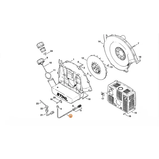 STIHL  Wąż 4203 350 7600